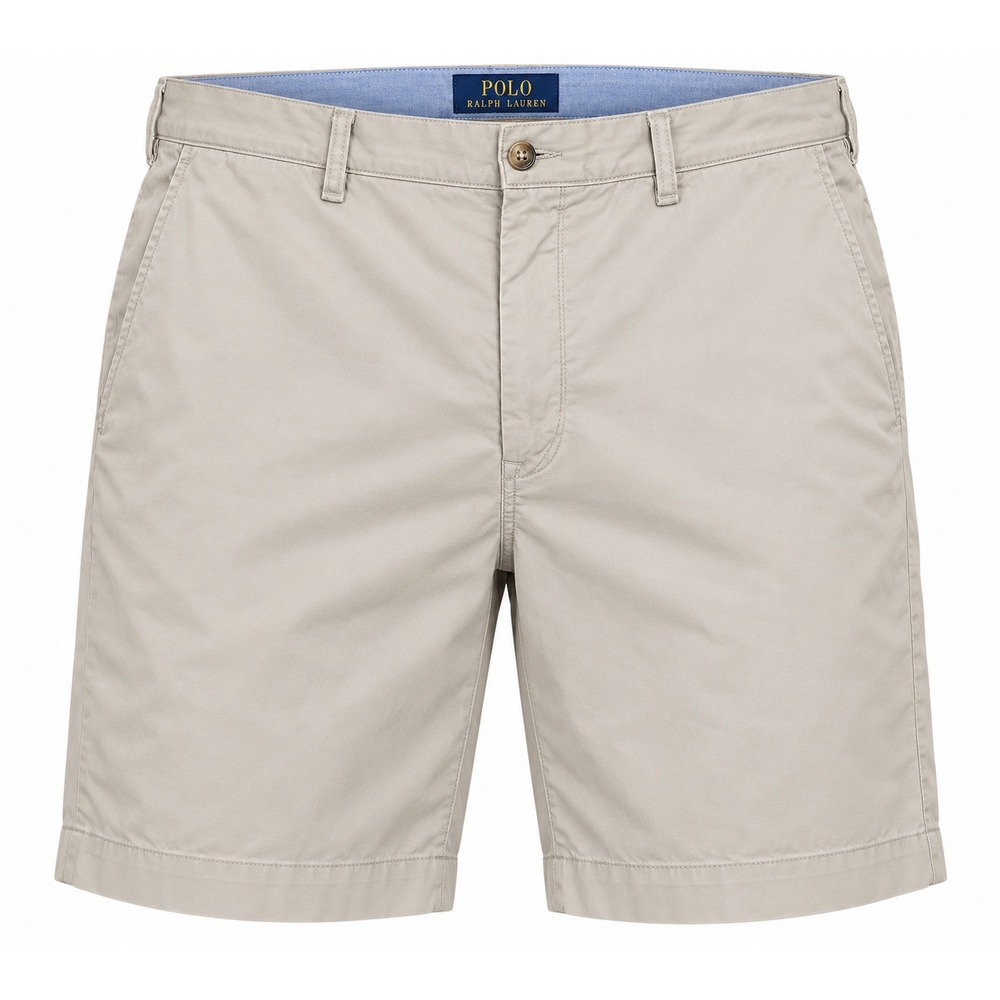 Polo Ralph Lauren Men's Chino Shorts Size 42 Beige Stretch Classic Fit Cotton